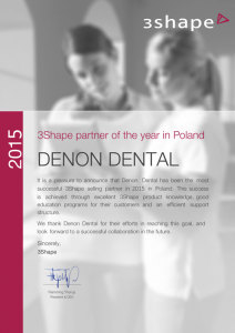 Certificate Denon Dental 2015 1