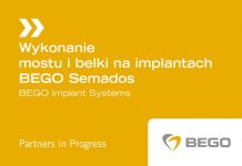 Wykonanie mostu i belki na implantach BEGO Semados – szkolenie 2 stopnia