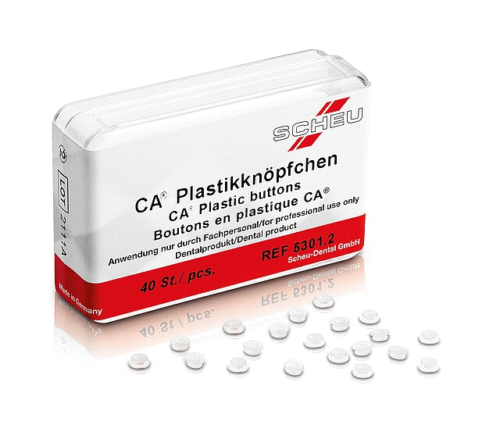 CA Guziki plastikowe do wyciągów / 40 szt